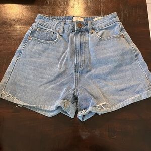 Light Blue Denim Shorts